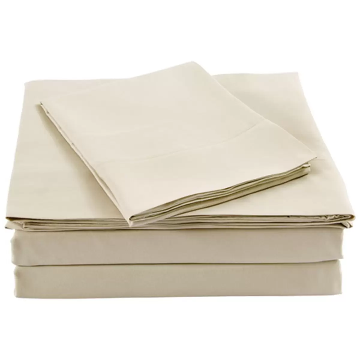 Bdirect Royal Comfort Blended Bamboo Quilt Cover Sets -Dark Ivory-King