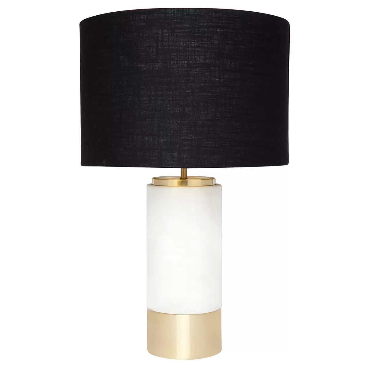 Cafe Lighting Paola Marble Table Lamp with Black Shade