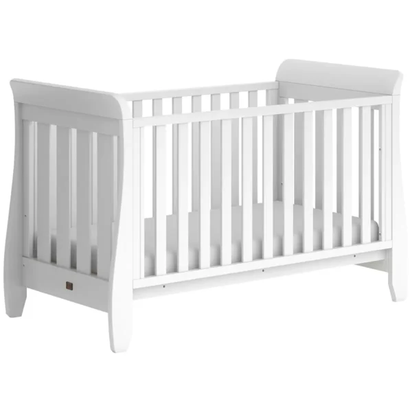 Boori Waratah Sleigh Jasmine Cot Bed White