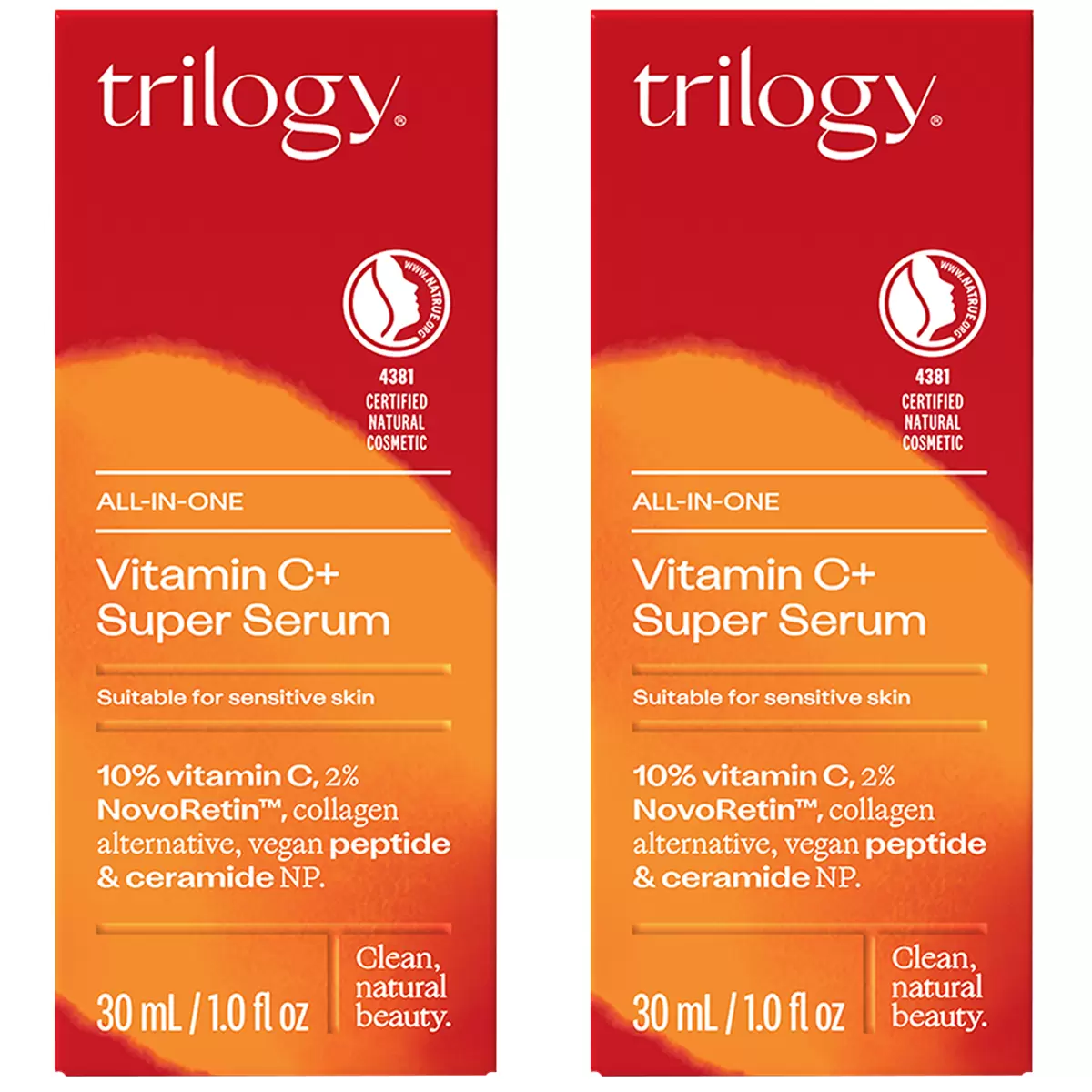 Trilogy Vitamin C+ Super Serum 2 x 30ml