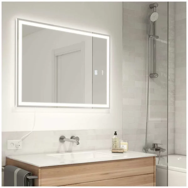 Artika Aurea Integrated LED Plug In Wall Mirror