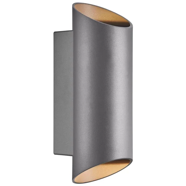 Nordlux Nico Round 22 Anthracite Outdoor Wall Light