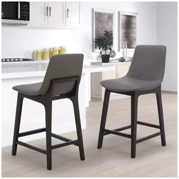 Gilman Creek 2 Pack Faux Leather Counster Stool