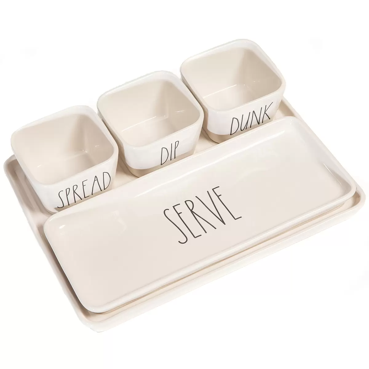 Rae Dunn Serving Set 5 Piece