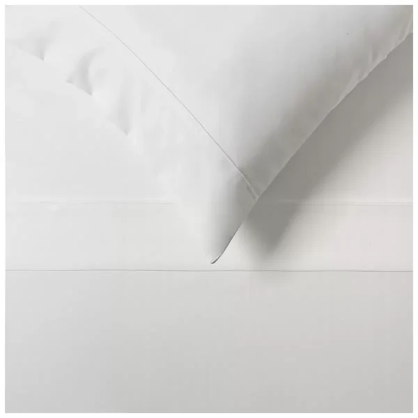 Onkaparinga Cotton Rich 1500TC Sheet Set 4 Piece King White