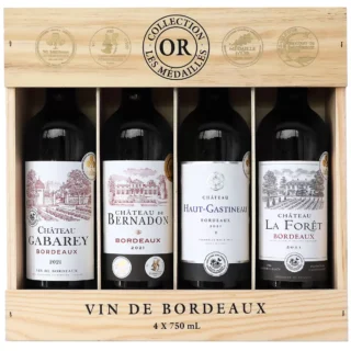 Vins de Bordeaux Gold Medal Selection Gift Set 4 x 750mL