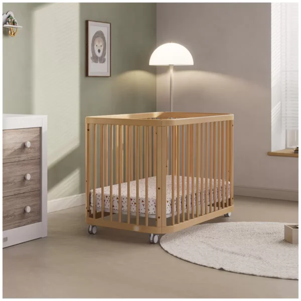 Boori Waratah Sage Compact Cot Bed Almond