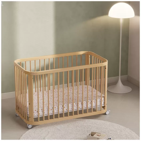 Boori Waratah Sage Compact Cot Bed Almond