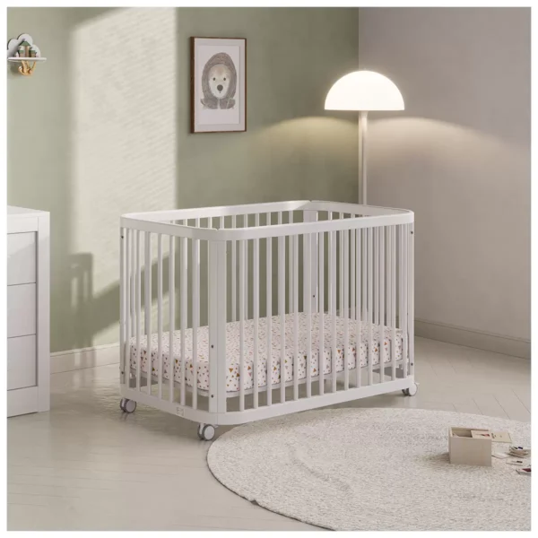 Boori Waratah Sage Compact Cot Bed Barley