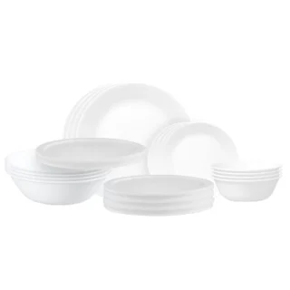 Corelle Classic White Dinnerware 16 Piece Set