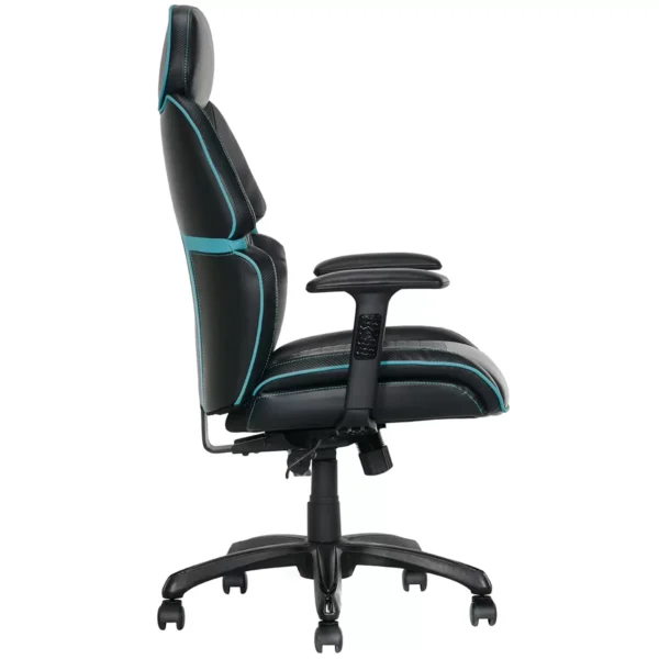 DPS Gaming Chair With Adjustable Headrest Black