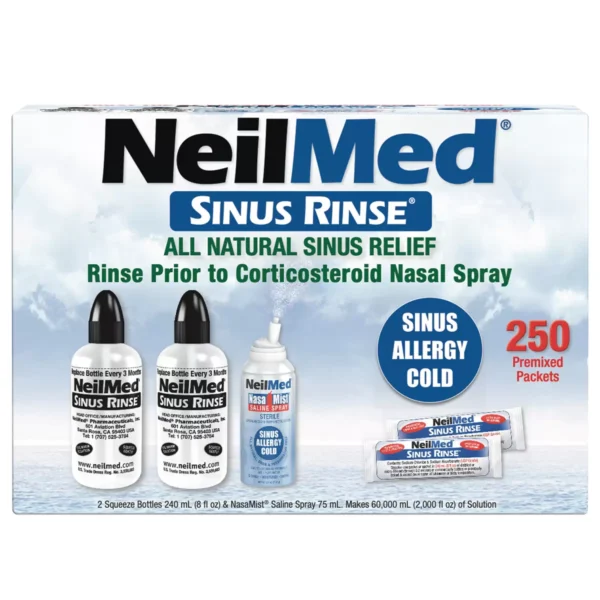 NeilMed Sinus Rinse Kit Combo Pack