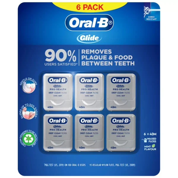 Oral B Glide Floss 6 x 40M