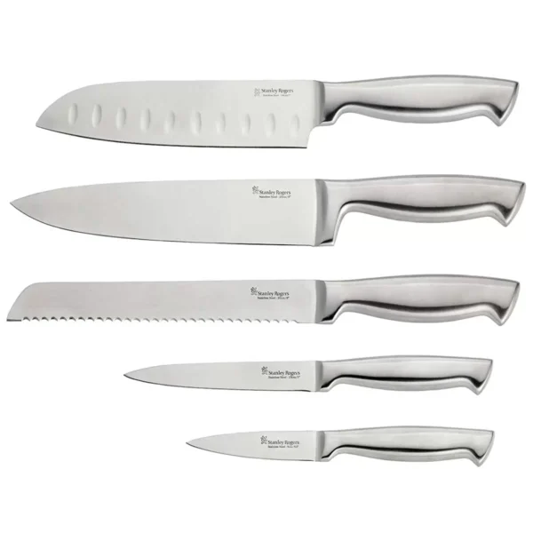 Stanley Rogers Magnetic Knife Block 6 Piece