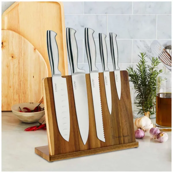 Stanley Rogers Magnetic Knife Block 6 Piece