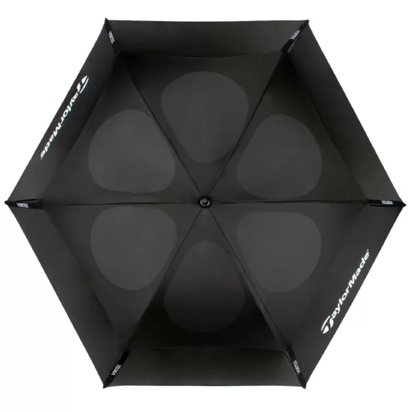 TaylorMade 157.5 CM Vortex Vented Golf Umbrella With UPF Sun Protection