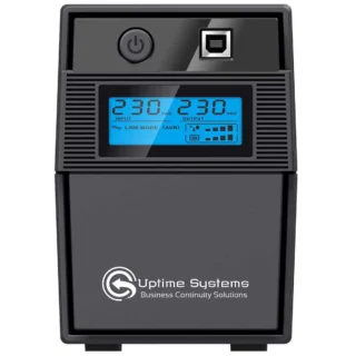 Uptime ELITE Series 650VA Line Interactive Tower UPS With LCD ES650-AVR