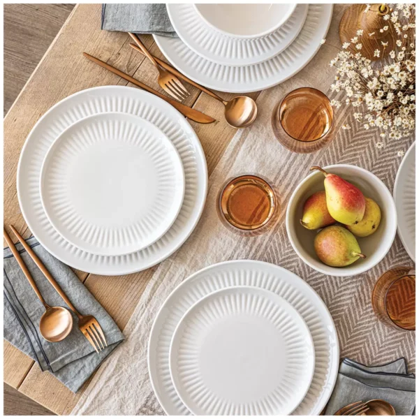 overandback Porcelain Dinnerware Set 12 Piece