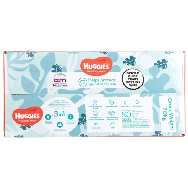 Huggies Fragrance Free Baby Wipes 80 x 24