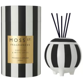 Moss St. Fragrance Diffuser 350ml Camellia & White Lotus