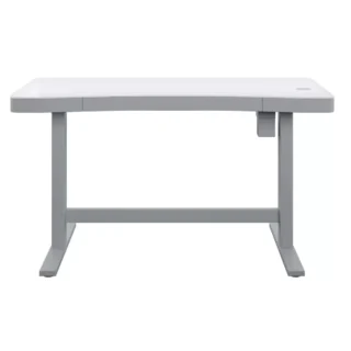 Inch Tresanti Prescott Adjustable Desk with Wireless Charger White