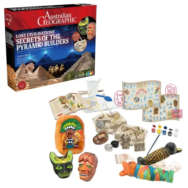 Australian Geographic Science Kit Assorted Lost Civilisations Secrets Of The Pyramid Builders