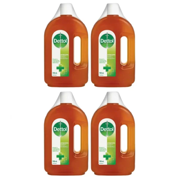 Dettol Antibacterial Household Grade Disinfectant 4 x 750ml