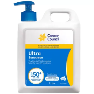 Cancer Council Ultra Sunscreen SPF 50+ 1L