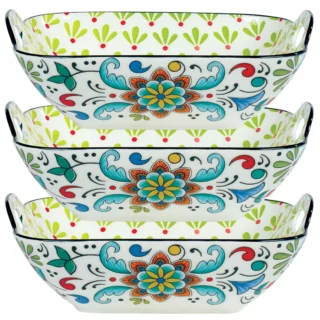 Certified Square Bowls 3 Piece Set