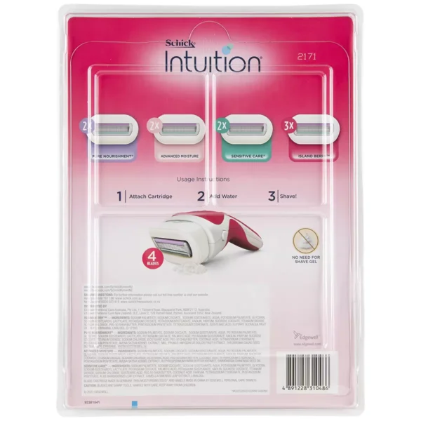 Schick Intuition Razor + 9 Cartridges