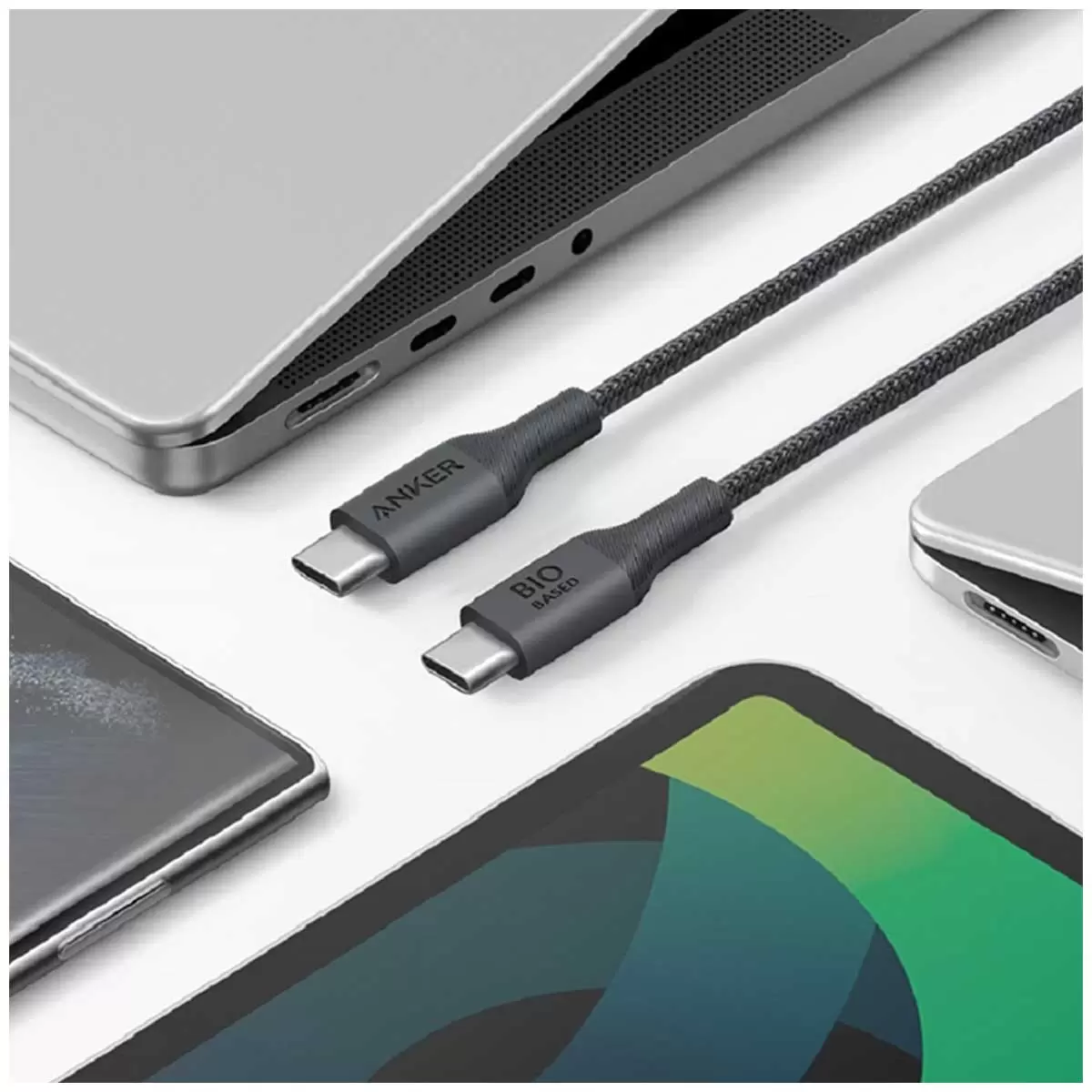 Anker 544 Bio-Nylon USB-C To USB-C Cable 1.8M Black A80F6H11