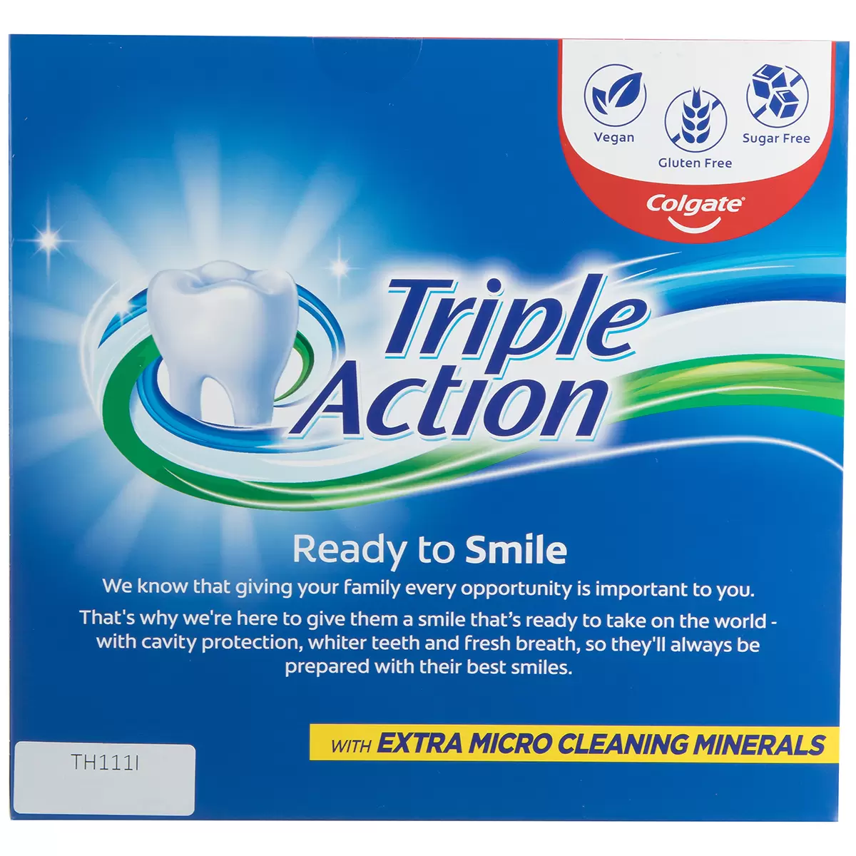 Colgate Triple Action Toothpaste 5 x 210g