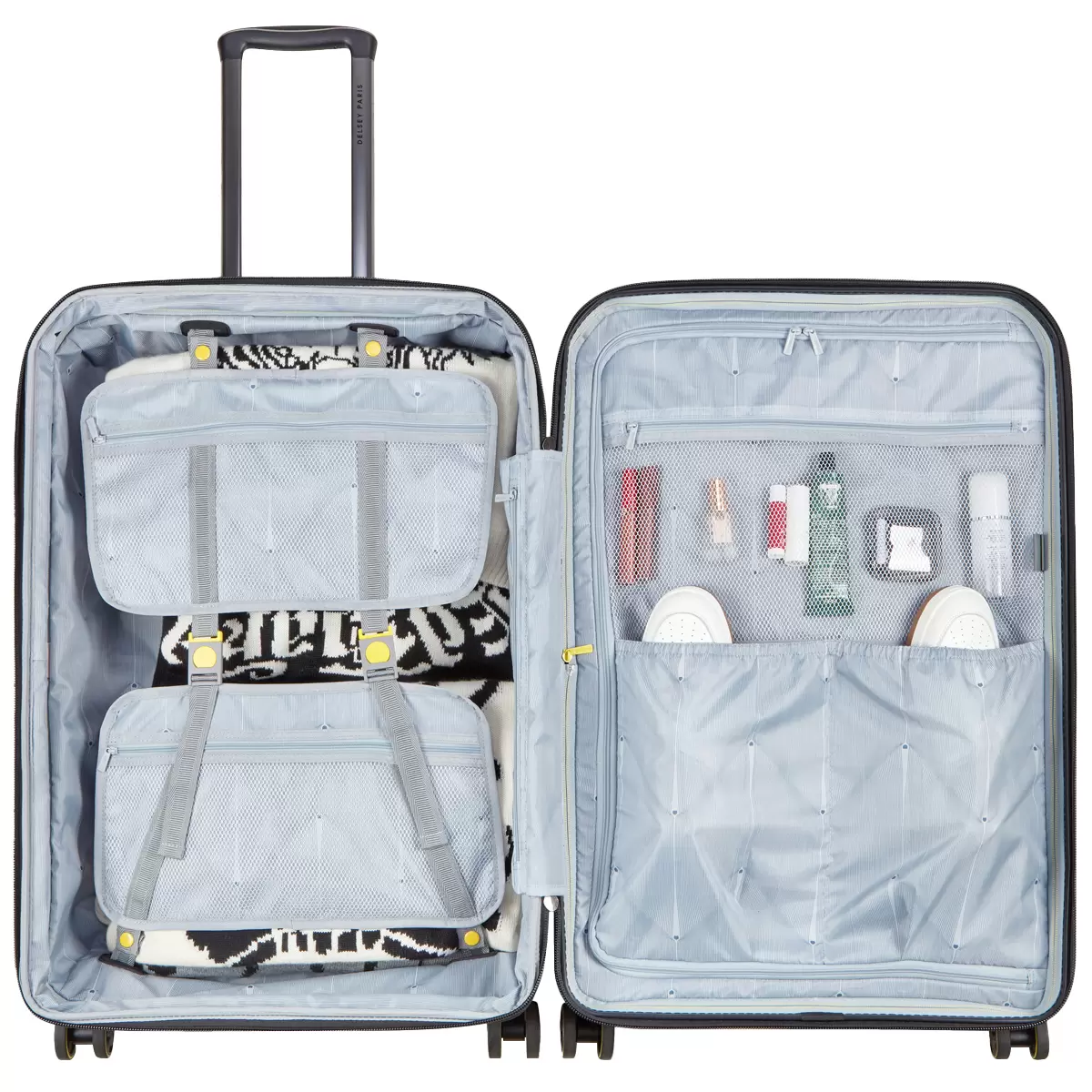 Delsey Helium Edge Hardside Luggage 2 Piece Set Grafite