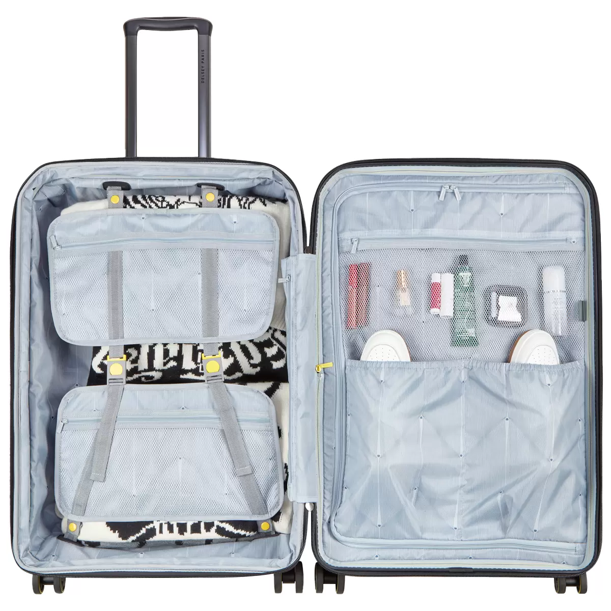 Delsey Helium Edge Hardside Luggage 2 Piece Set Blue