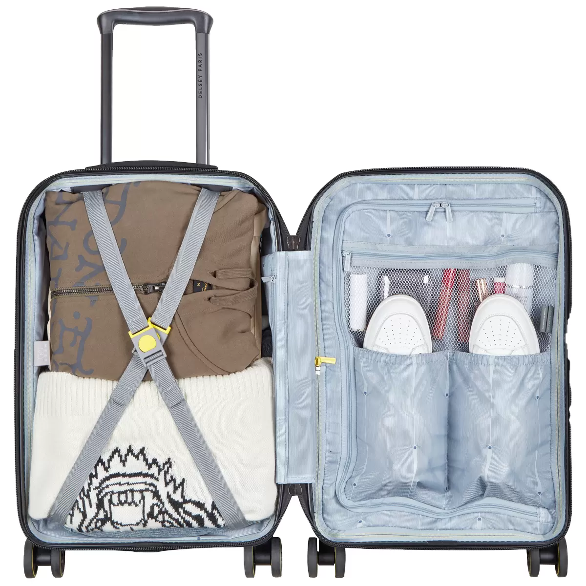 Delsey Helium Edge Hardside Luggage 2 Piece Set Blue