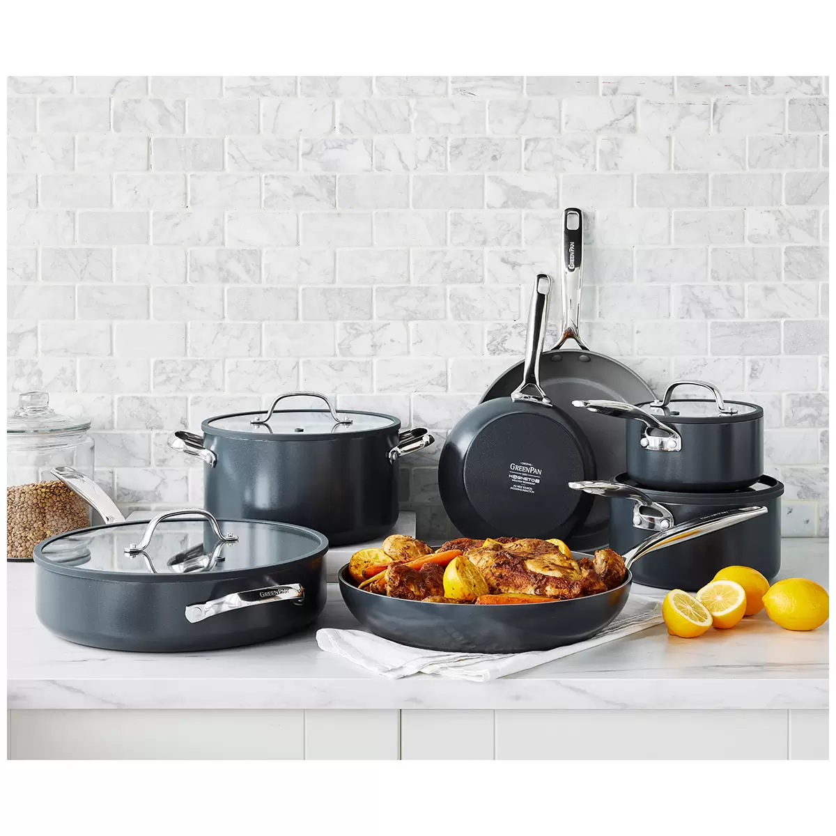 Greenpan Eras Ceramic Non-Stick Cookware 11 Piece