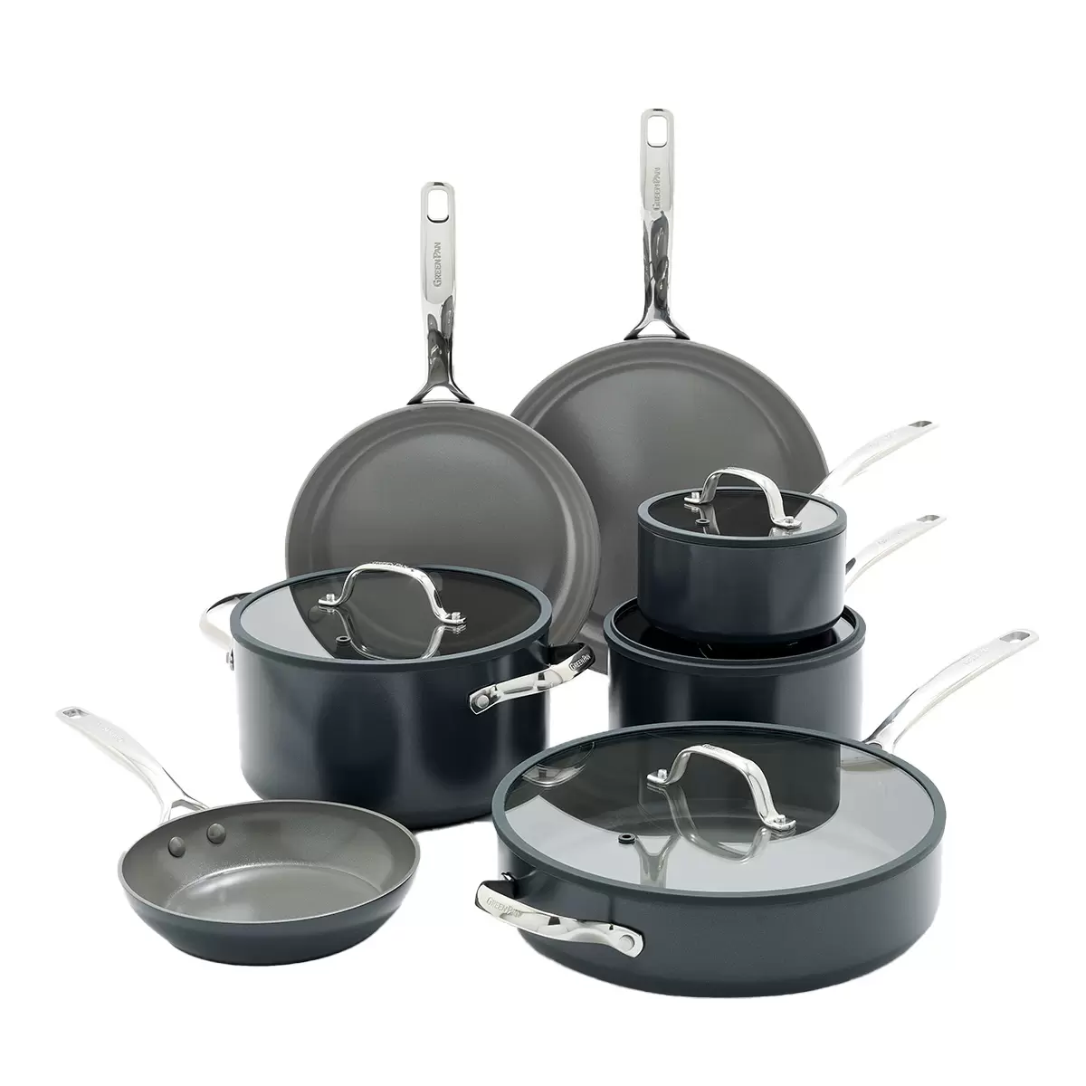 Greenpan Eras Ceramic Non-Stick Cookware 11 Piece