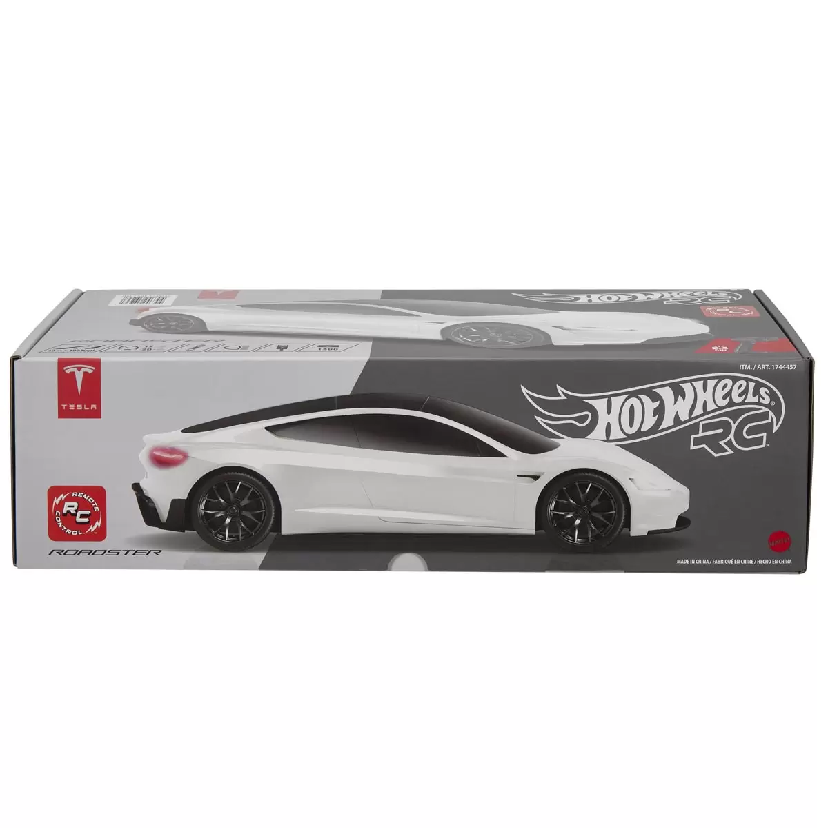 Hot Wheels Tesla Roadster RC 110 Racer White