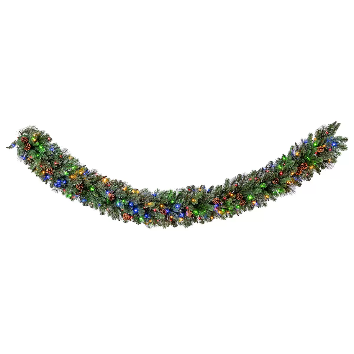 Pre-Lit LED Garland 2.74M