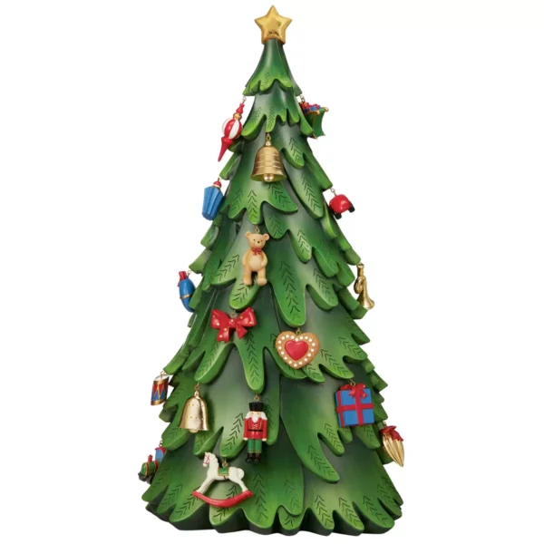 Resin Christmas Tree with Ornaments 62.3cm