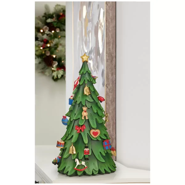 Resin Christmas Tree with Ornaments 62.3cm