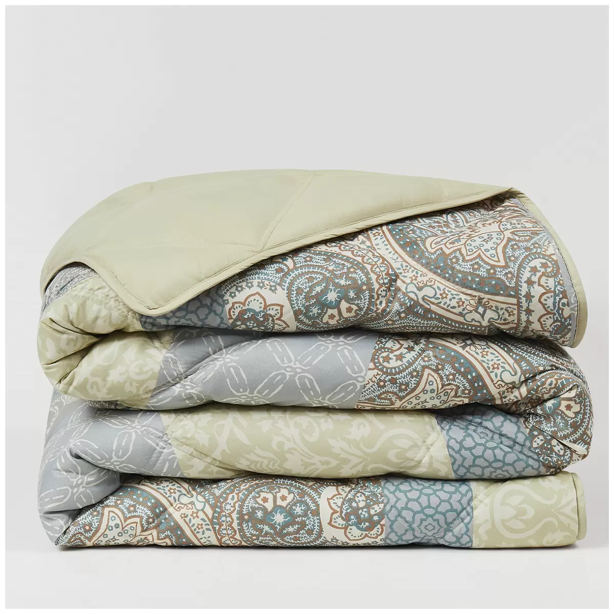 Season's Collection Down Alternative Blanket Queen Khaki