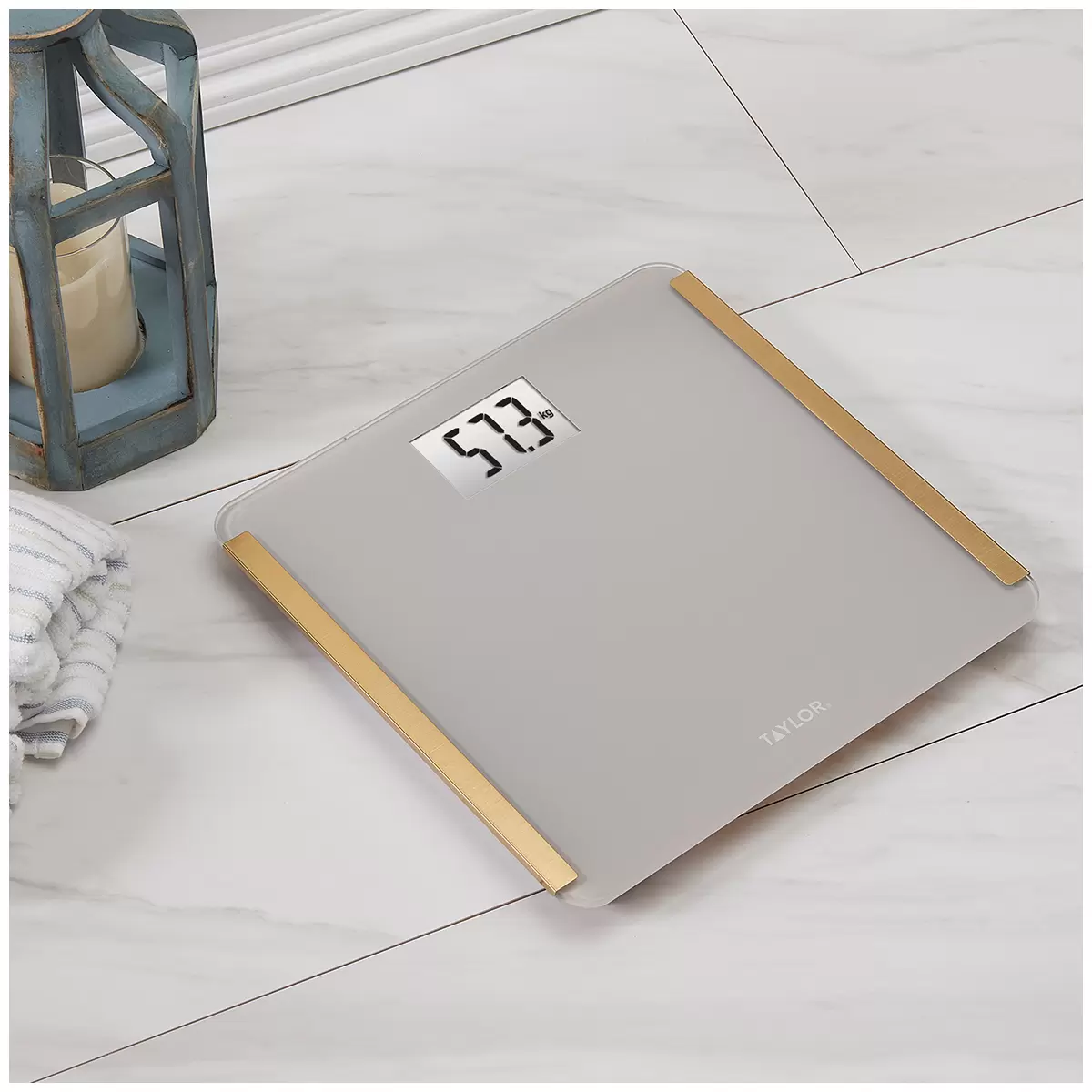 Taylor Bathroom Scale Gold Tone PRIORITY