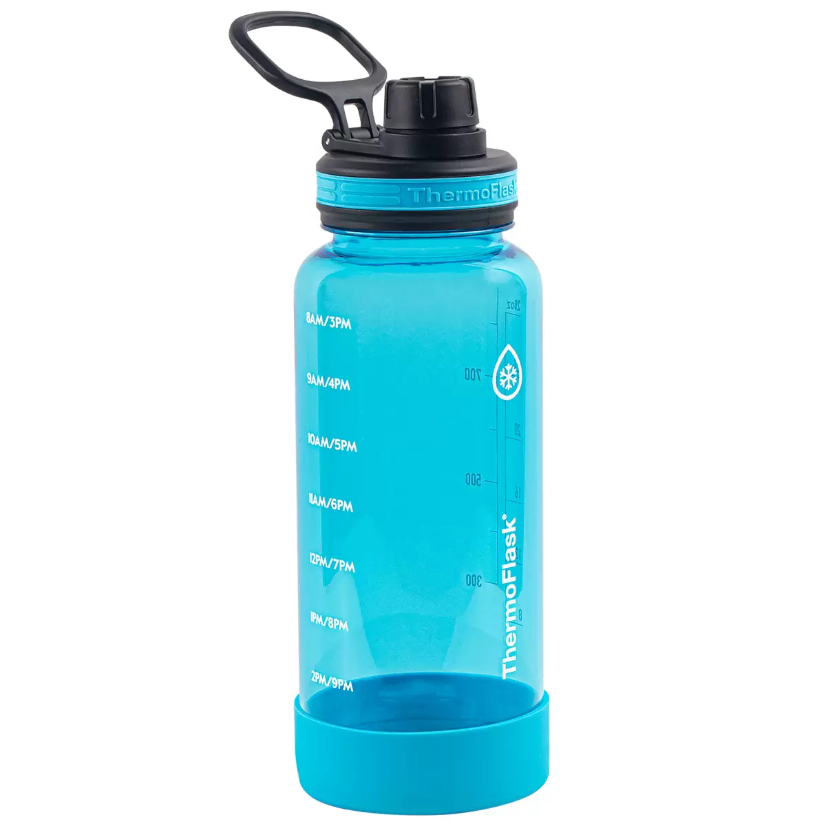 Thermoflask Motivational Drink Bottle 946ml 2 Pack Black And Blue