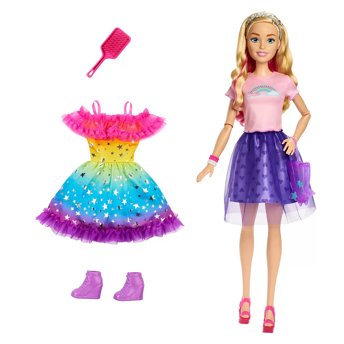 Barbie Large Doll With Accessories Set