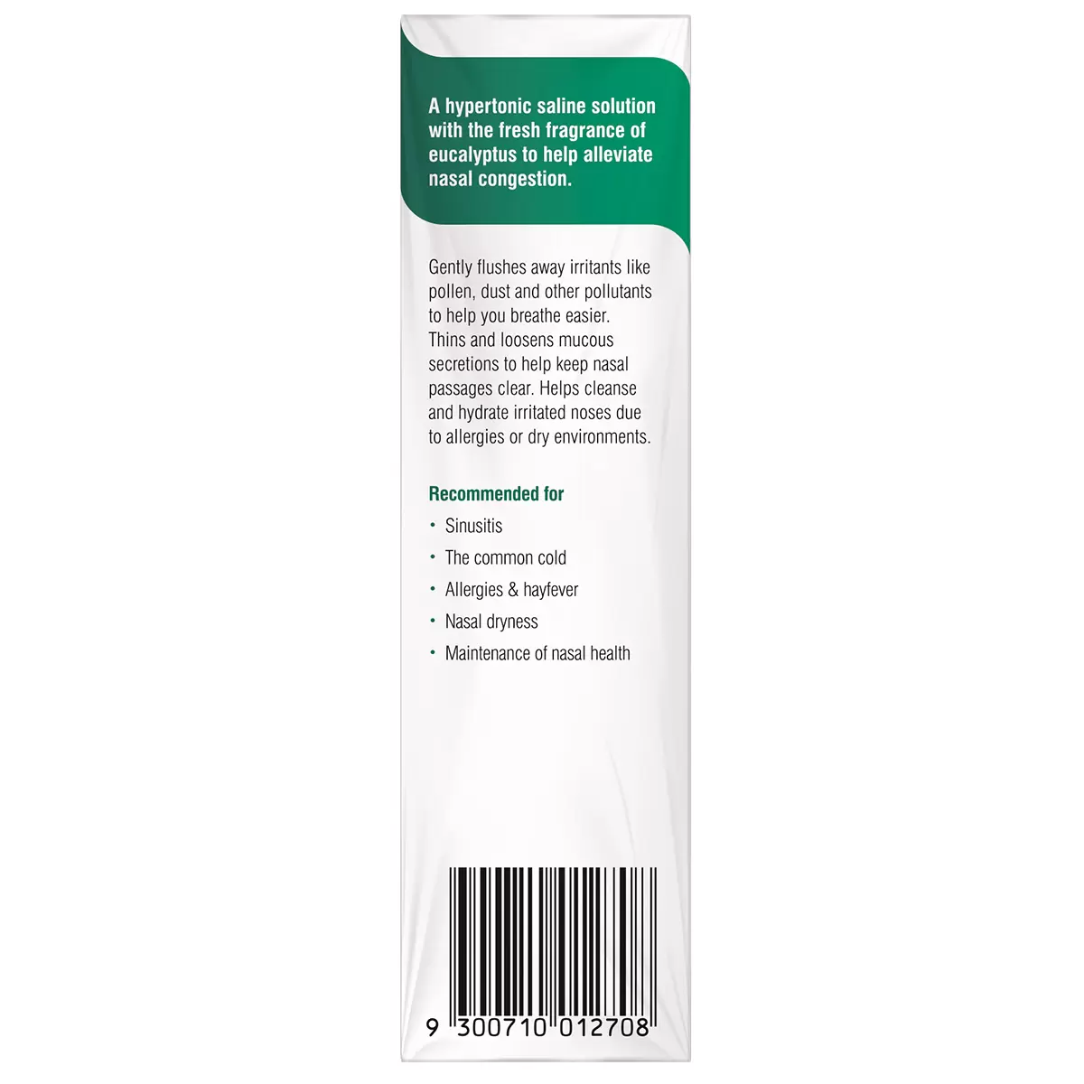 Bosisto's Eucalyptus Nasal Spray 2 x 50ml