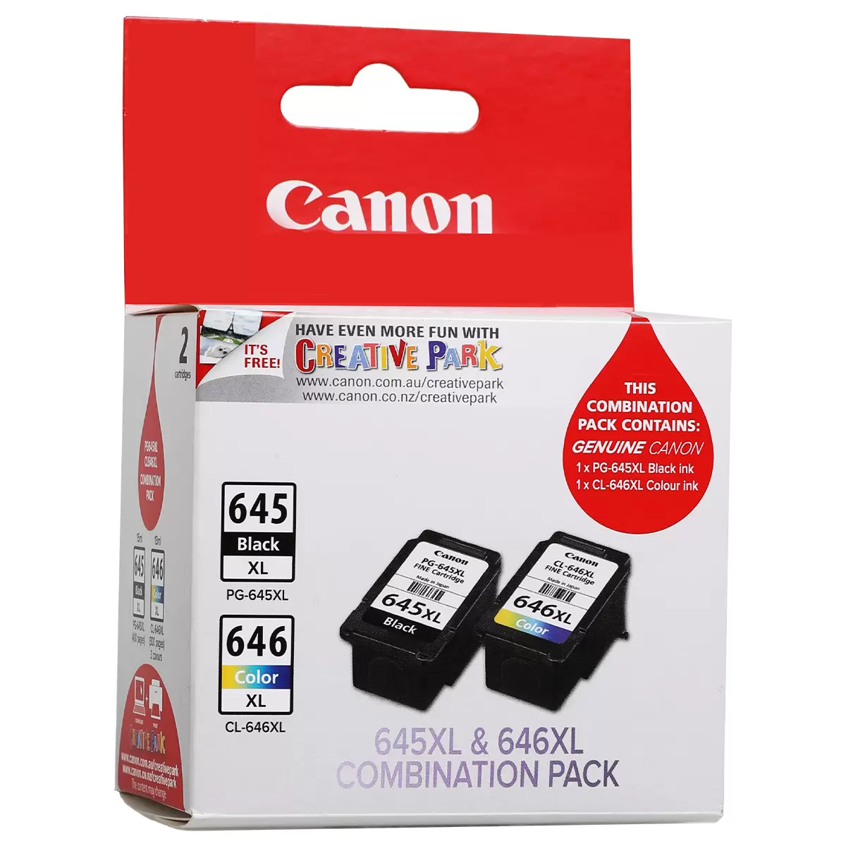 Canon Ink Combo Pack XL (1 x PG645XL & 1 x CL646XL)