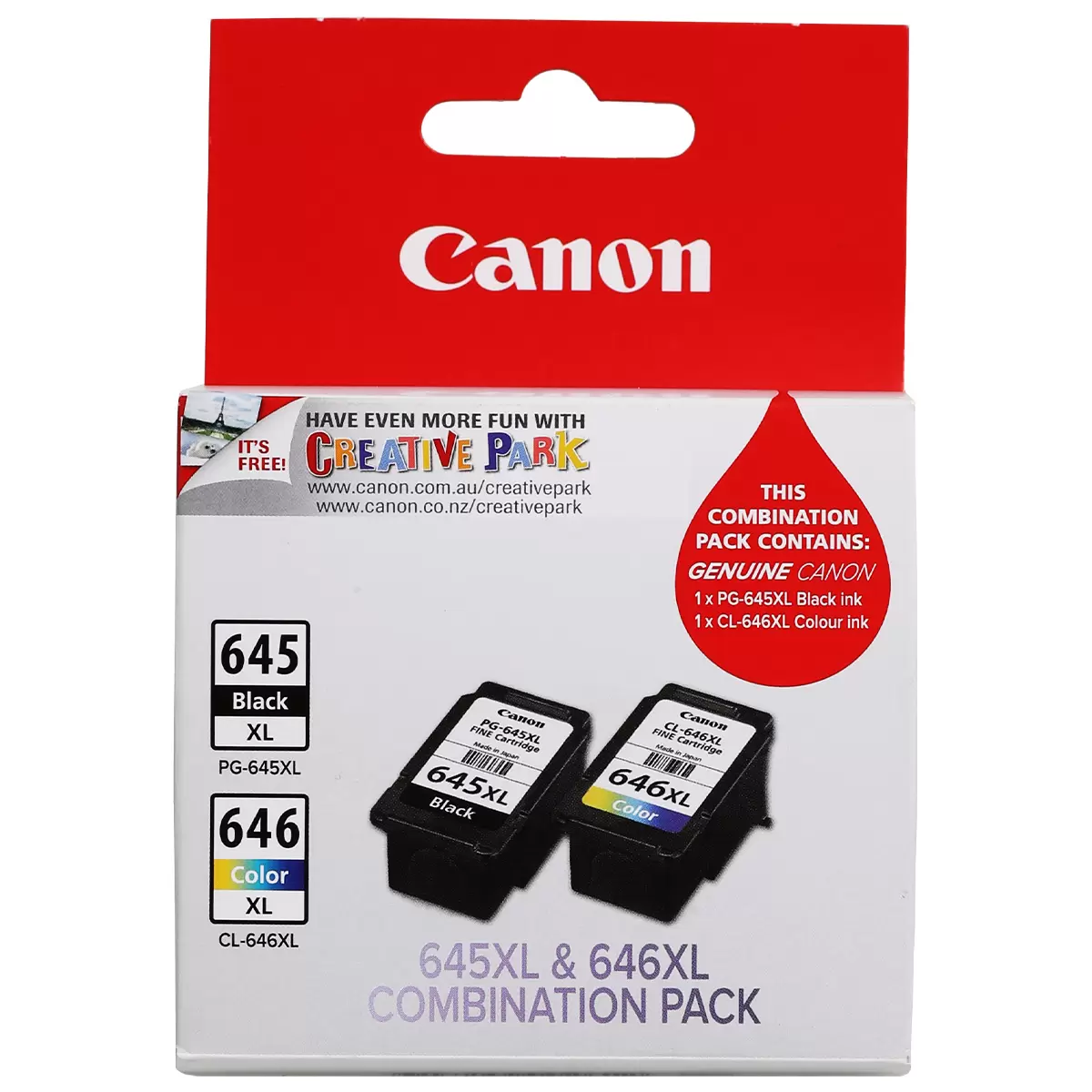 Canon Ink Combo Pack XL (1 x PG645XL & 1 x CL646XL)