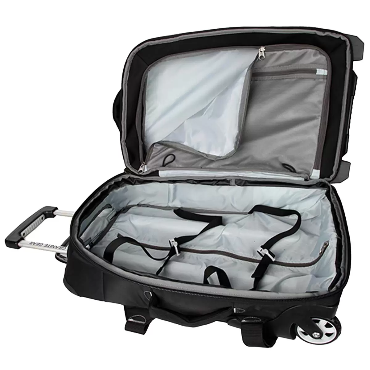 Granite Gear Carryon Wheeled Duffle Bag Black