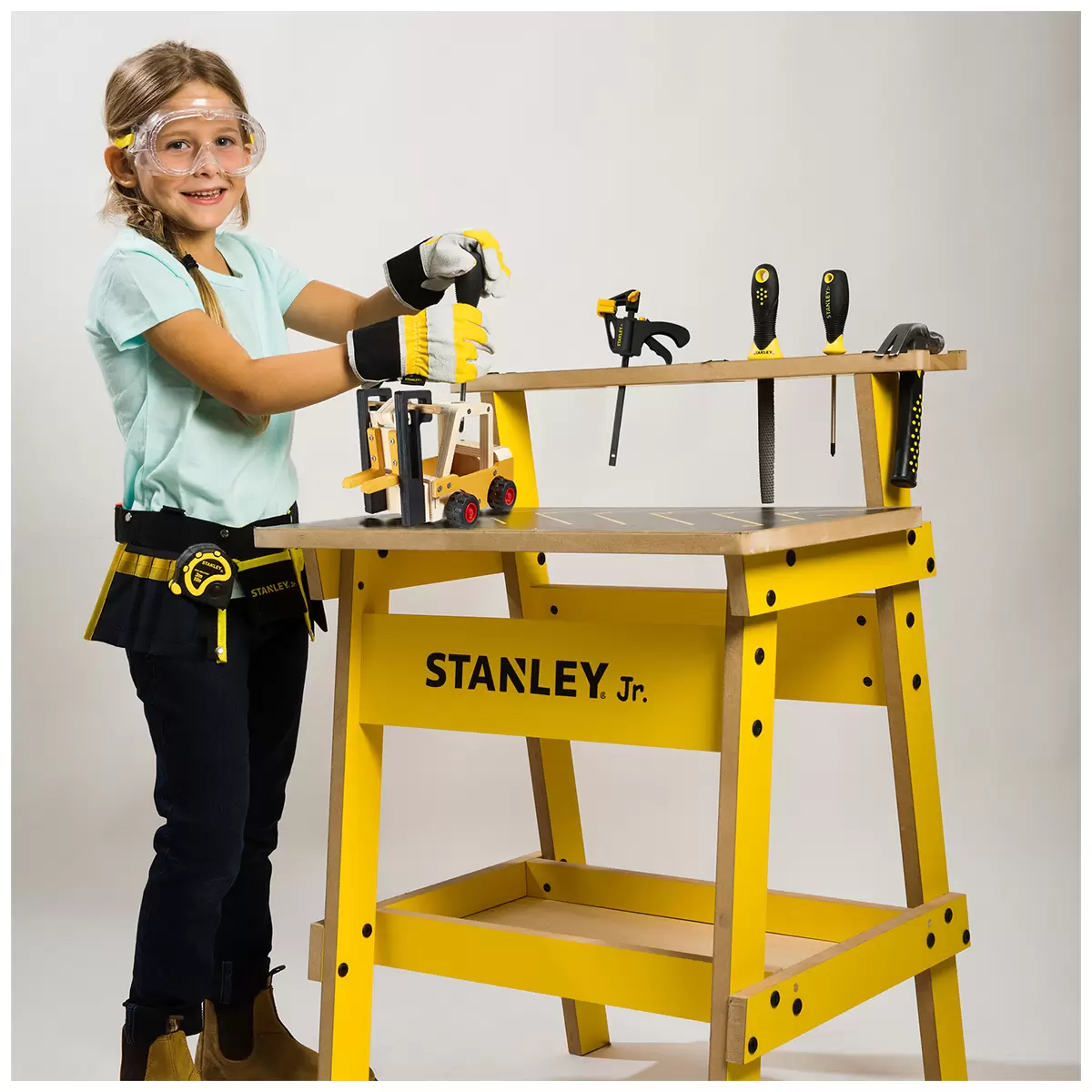 STANLEY Jr Kids Workbench With Wood Kits